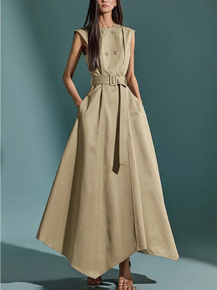 Missuoo Women's Elegant Sleeveless Dress