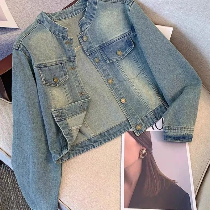 Retro Short Denim Jacket
